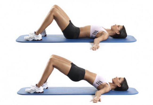 Lying hip raises