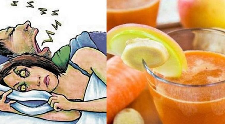 You are currently viewing Anti-Snoring Juice, The Drink Your Partner Should Drink To Avoid Snoring At Night