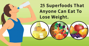 Read more about the article 25 Superfoods That Anyone Can Eat To Lose Weight