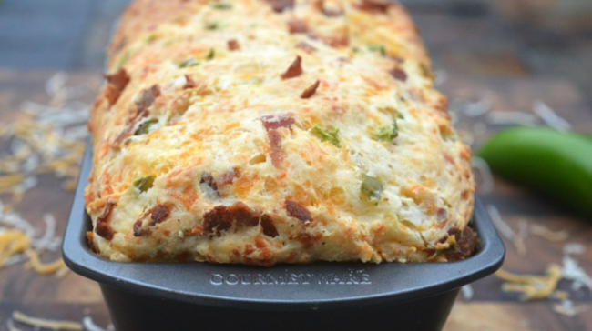 You are currently viewing Bacon Cheese Jalapeno Quick Bread Recipe