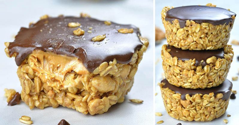 You are currently viewing No Bake Peanut Butter Granola Cups, Great Vegan Snack